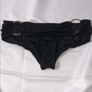 Victoria’s Secret Black Gold Bikini Bottoms size S